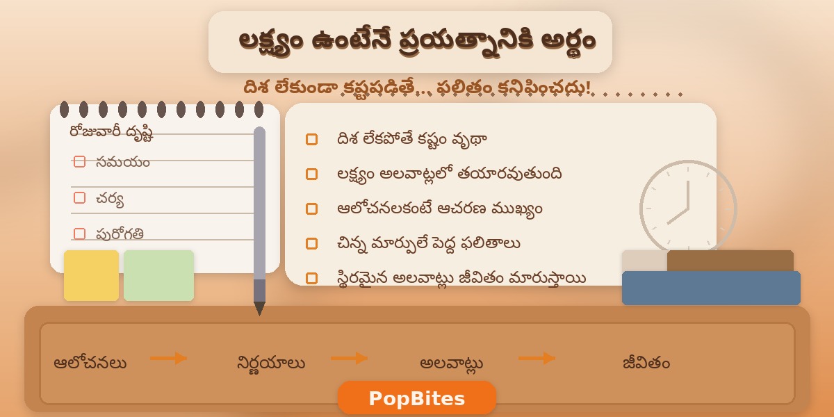 purpose direction gives meaning to effort