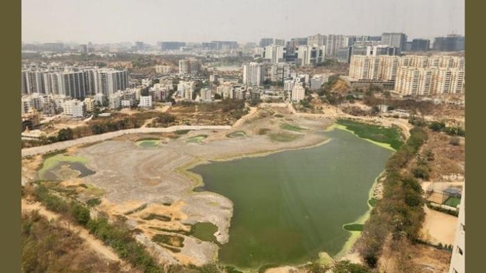 hydra fences off two park sites in ameenpur protects land worth rs 47 crore