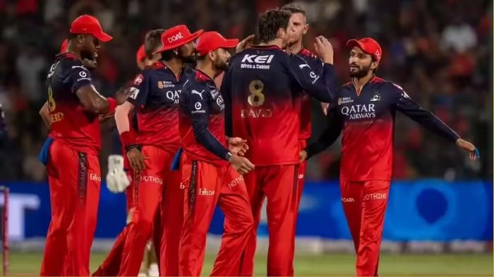 rcb crush csk after posting 250 as chennai slip to third straight defeat