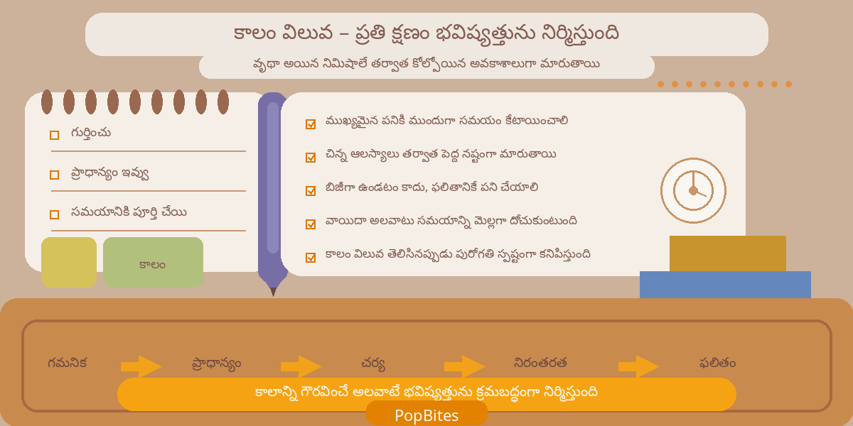 time value respecting time changes the direction of life
