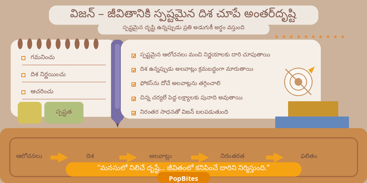 vision clear direction for a better life