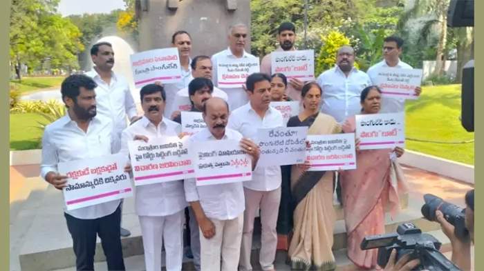 brs demands probe into raghava constructions