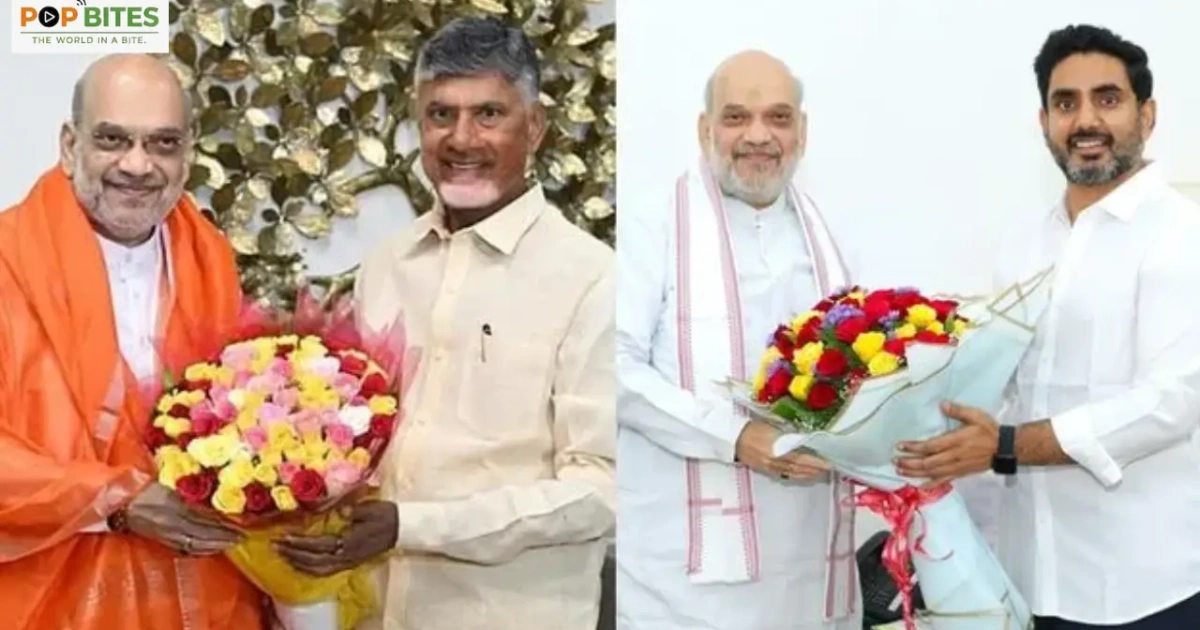 cm chandrababu naidu and minister nara lokesh extend birthday wishes to amit shah