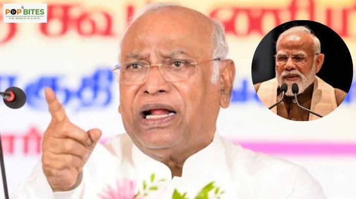kharge modi remark sparks row after clarification and bjp attack