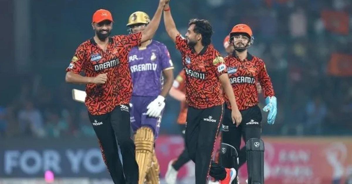 srh crush kkr by 65 runs as nitish reddy shines allround