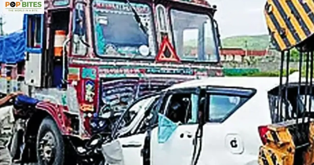 two killed as car collides with lorry in gadwal road accident