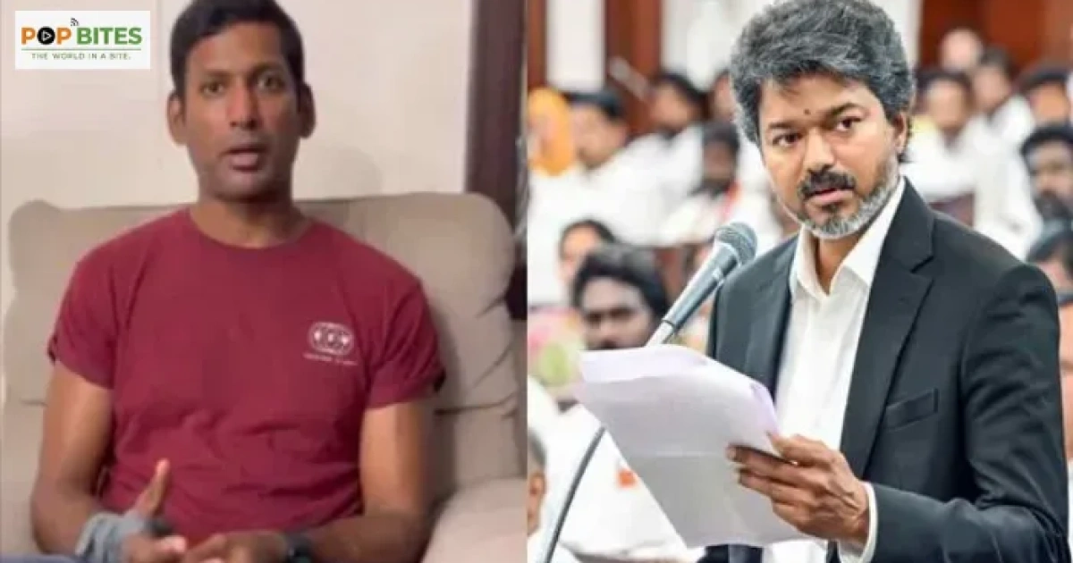 విజయ్‌కు విజిల్ వేసి అభినందనలు చెప్పిన విశాల్